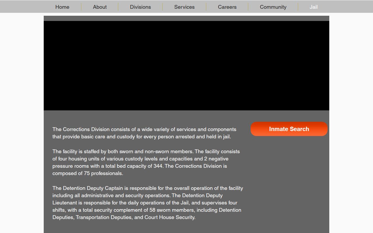 Okeechobee County Sheriff Corrections Division webpage